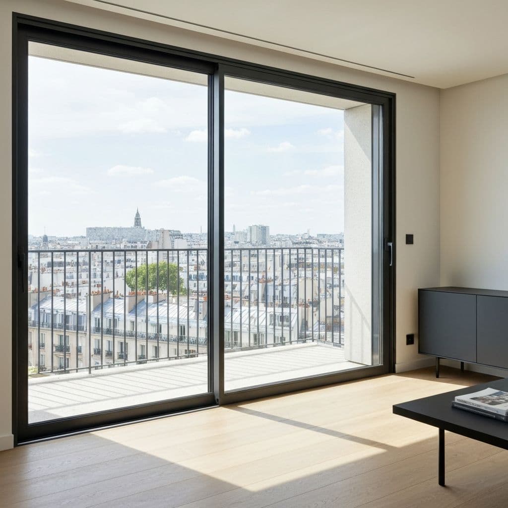 Fenêtre Aluminium Coulissante - Charles Costa Paris